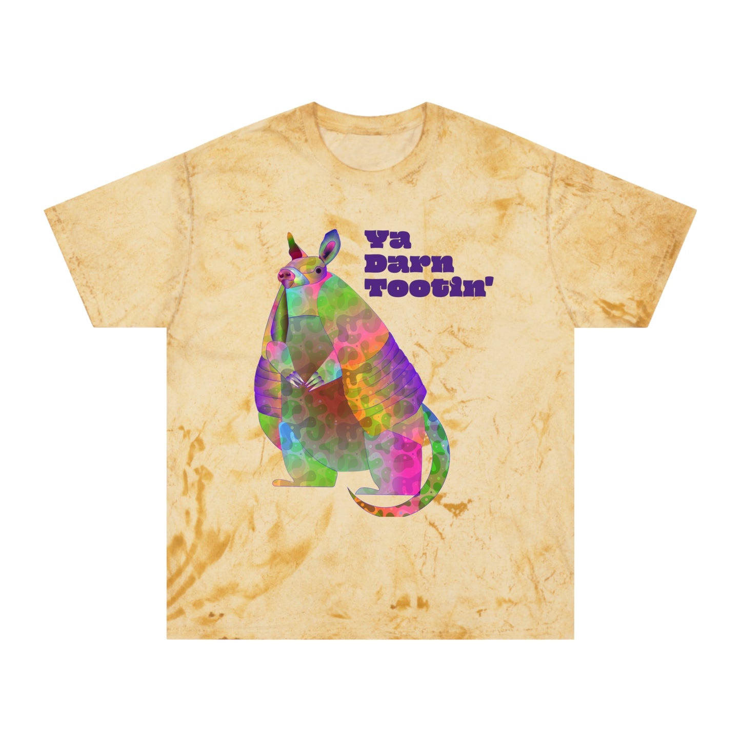 Rainbow Armadillo Unisex Color Blast T-Shirt