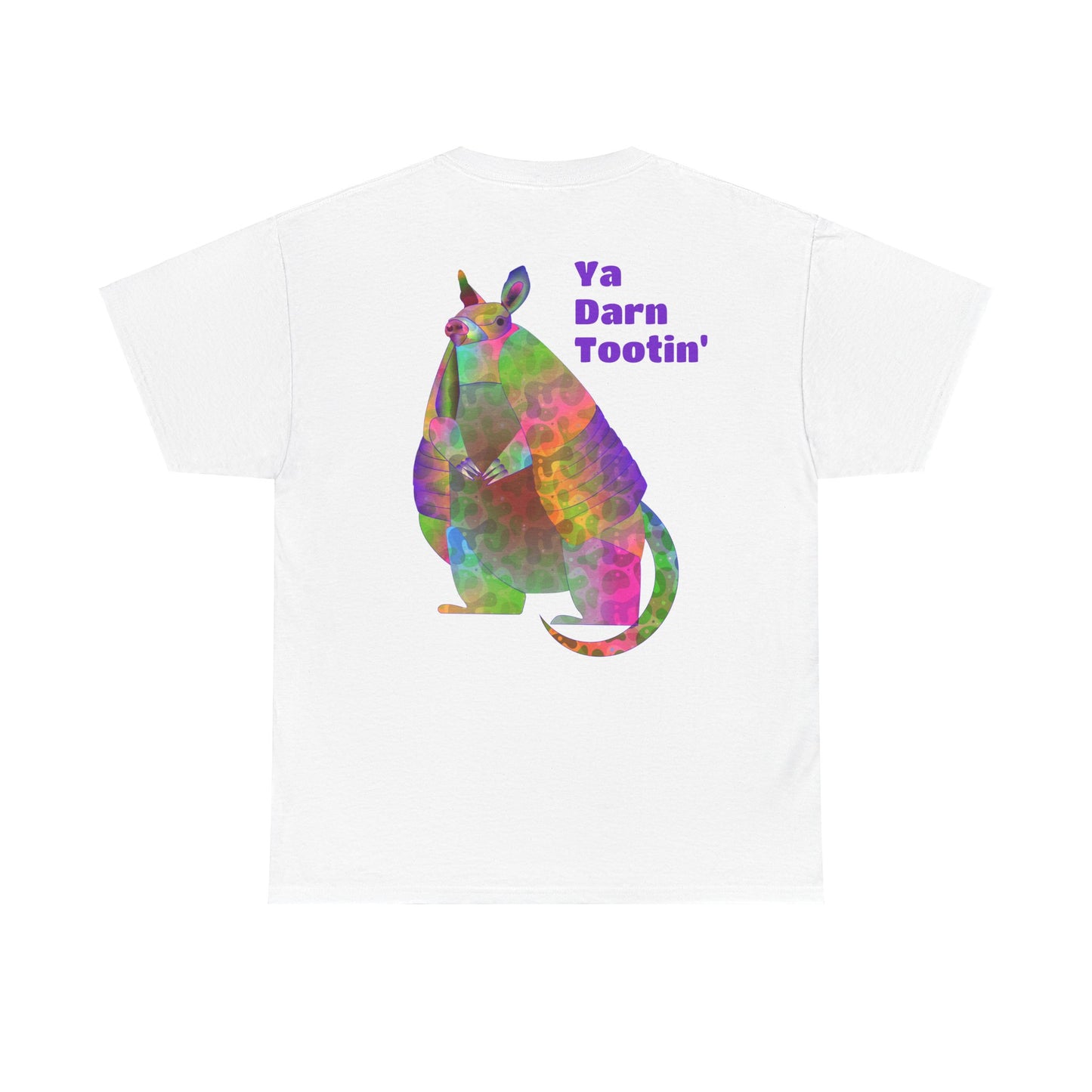 Rainbow Armadillo Unisex Heavy Cotton Tee