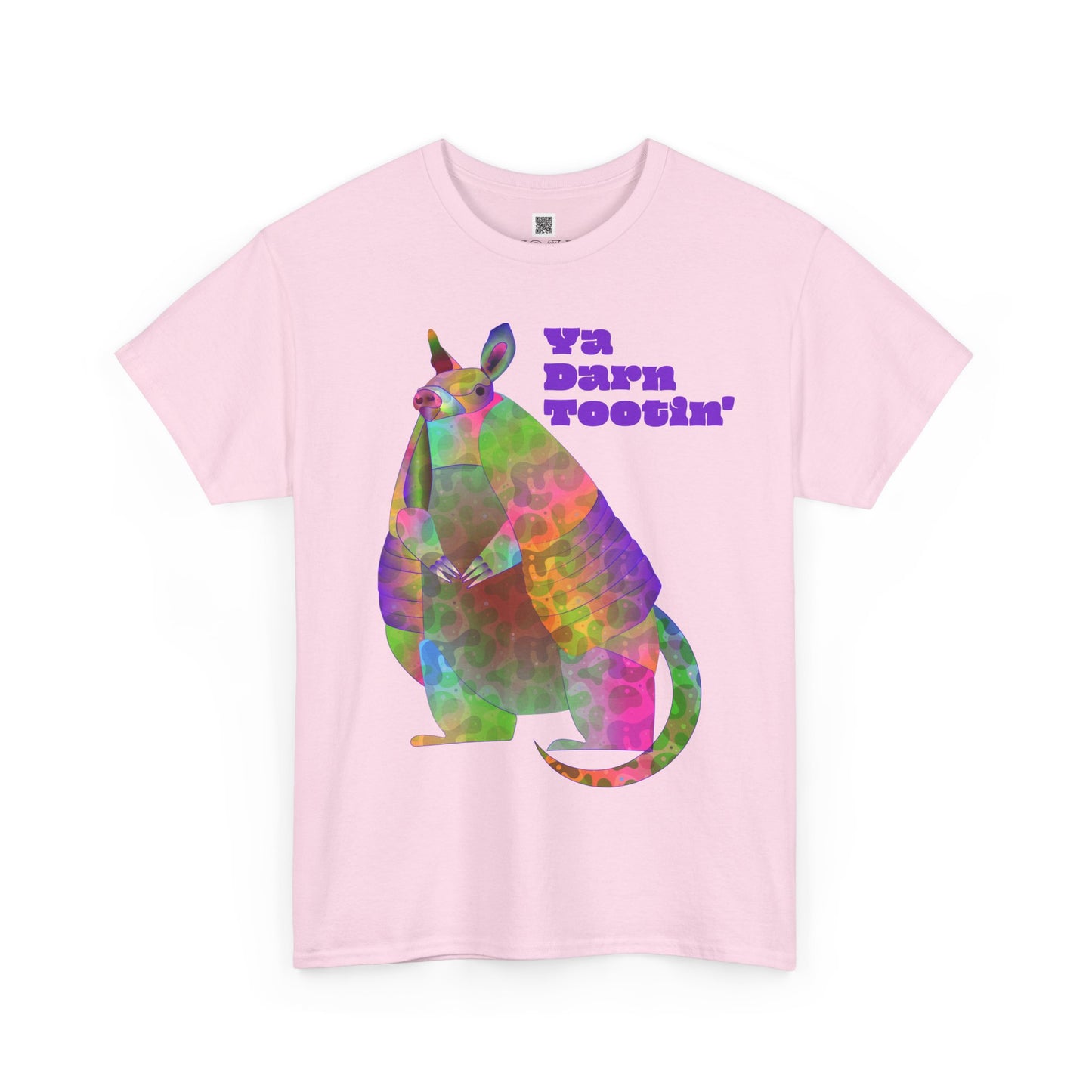 Rainbow Armadillo Unisex Heavy Cotton Tee
