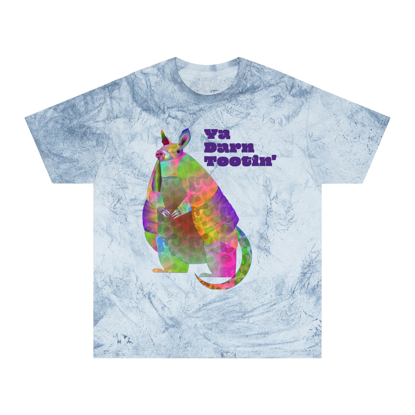 Rainbow Armadillo Unisex Color Blast T-Shirt