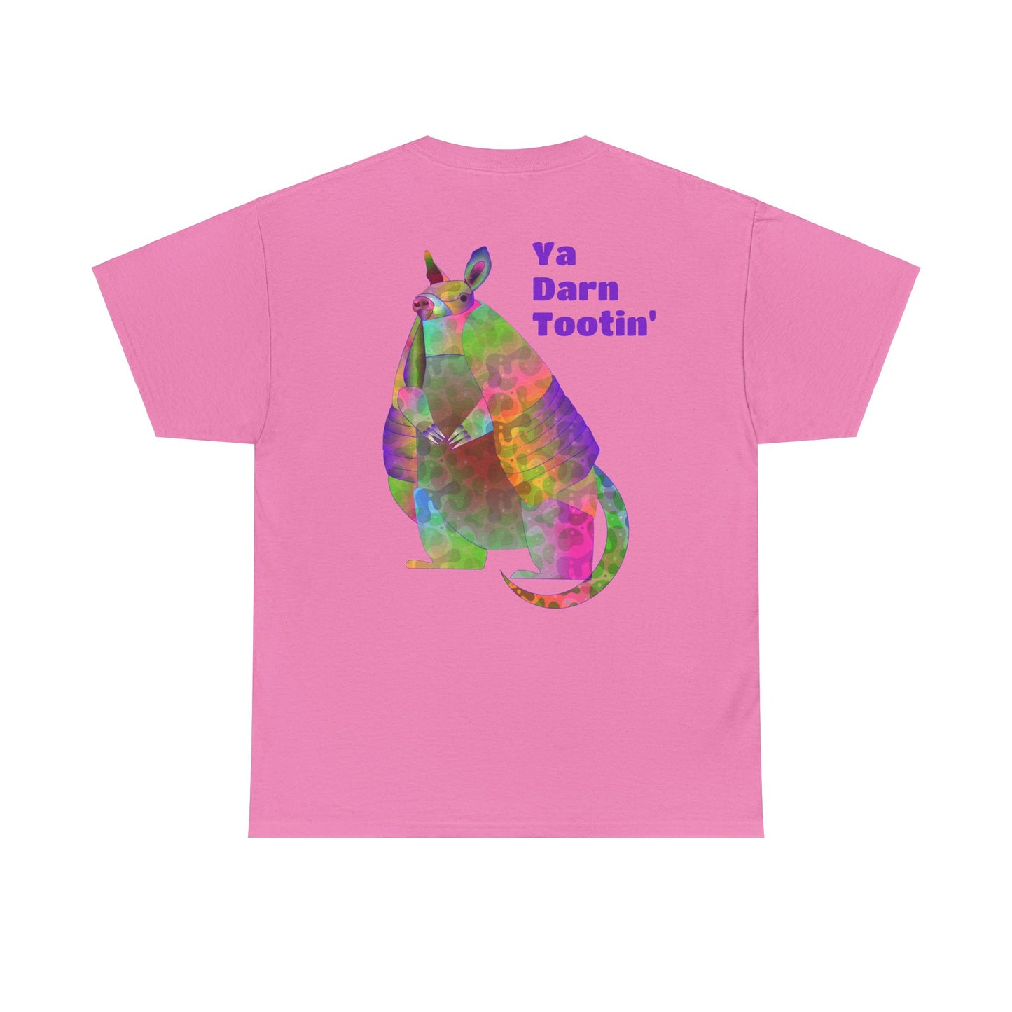 Rainbow Armadillo Unisex Heavy Cotton Tee