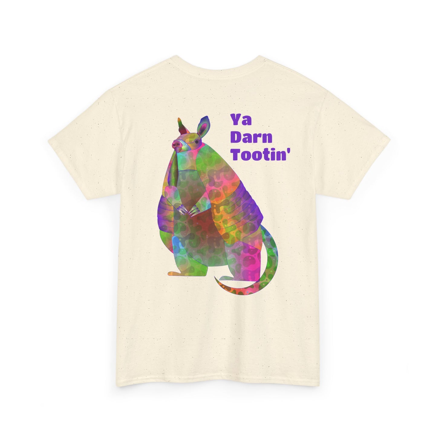 Rainbow Armadillo Unisex Heavy Cotton Tee
