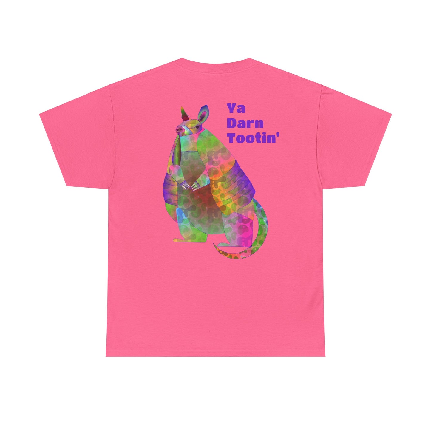 Rainbow Armadillo Unisex Heavy Cotton Tee
