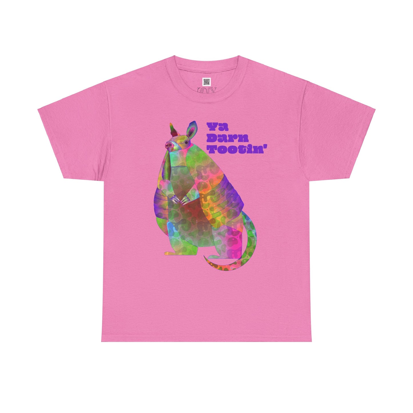 Rainbow Armadillo Unisex Heavy Cotton Tee