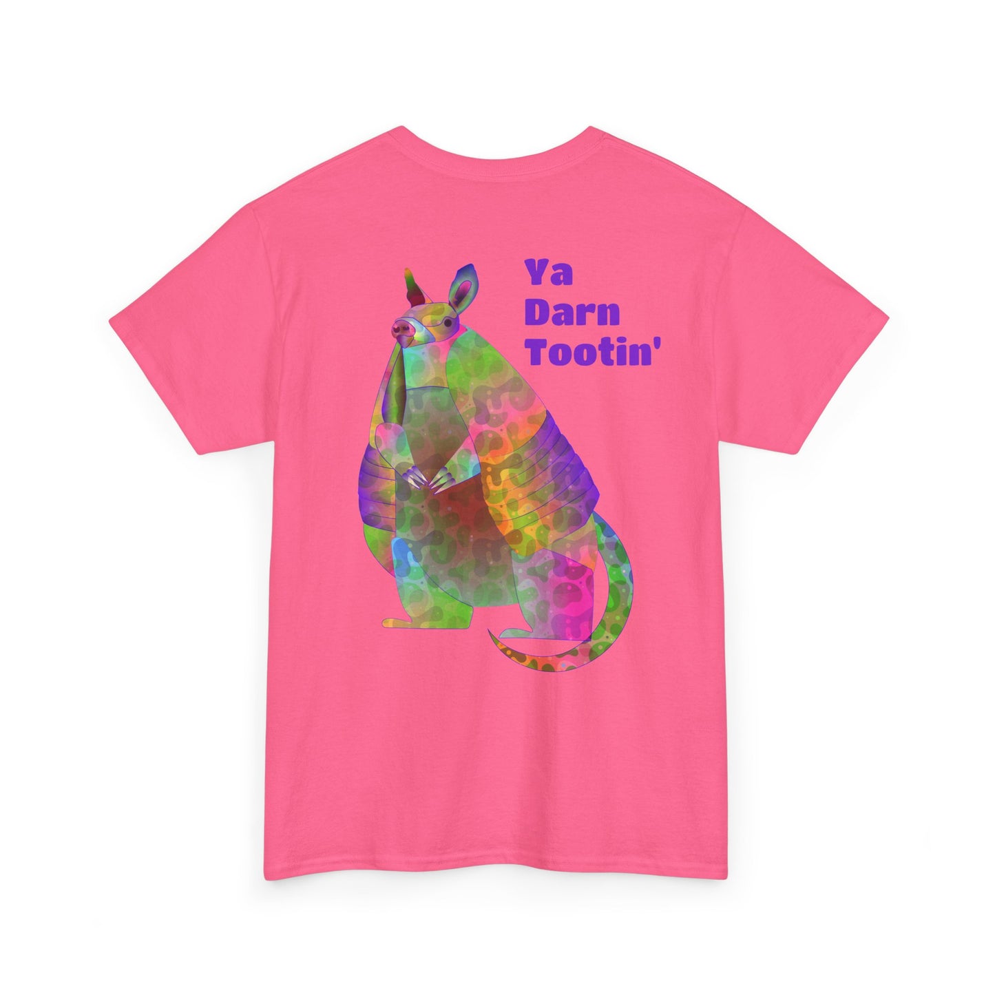 Rainbow Armadillo Unisex Heavy Cotton Tee