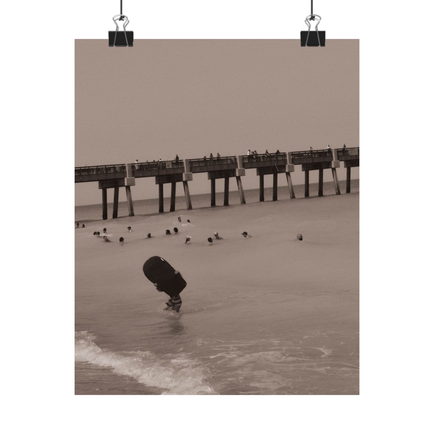 Boogie Boardin' Matte Vertical Posters