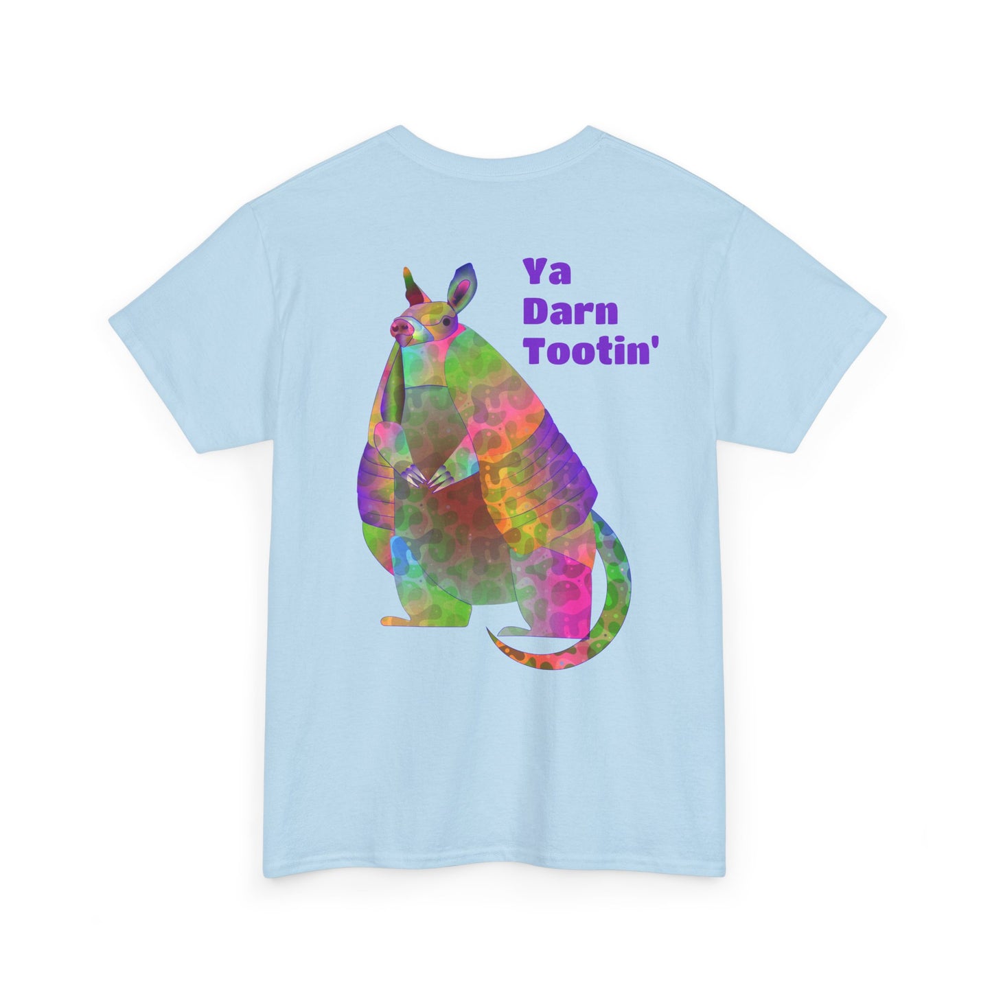 Rainbow Armadillo Unisex Heavy Cotton Tee