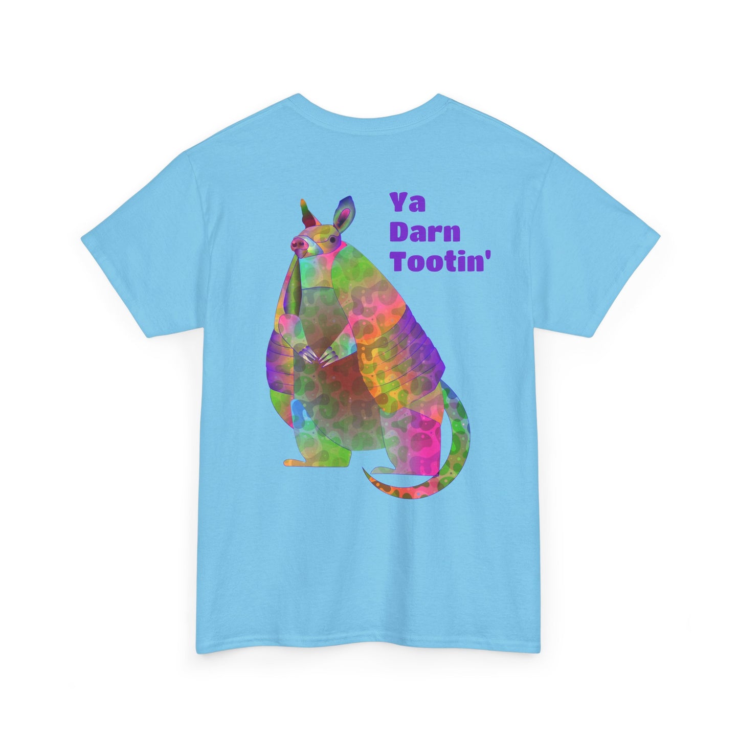 Rainbow Armadillo Unisex Heavy Cotton Tee