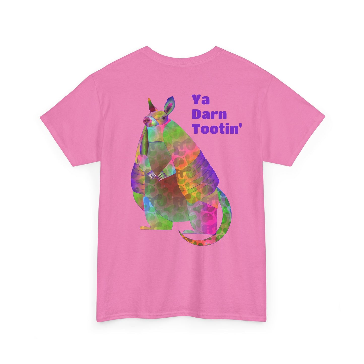 Rainbow Armadillo Unisex Heavy Cotton Tee