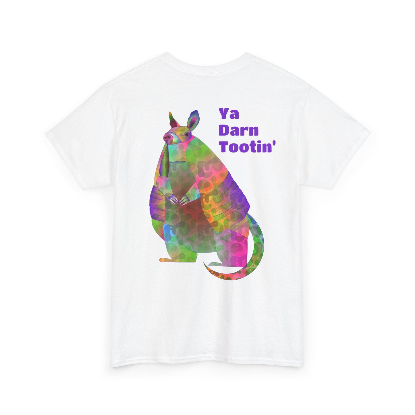 Rainbow Armadillo Unisex Heavy Cotton Tee