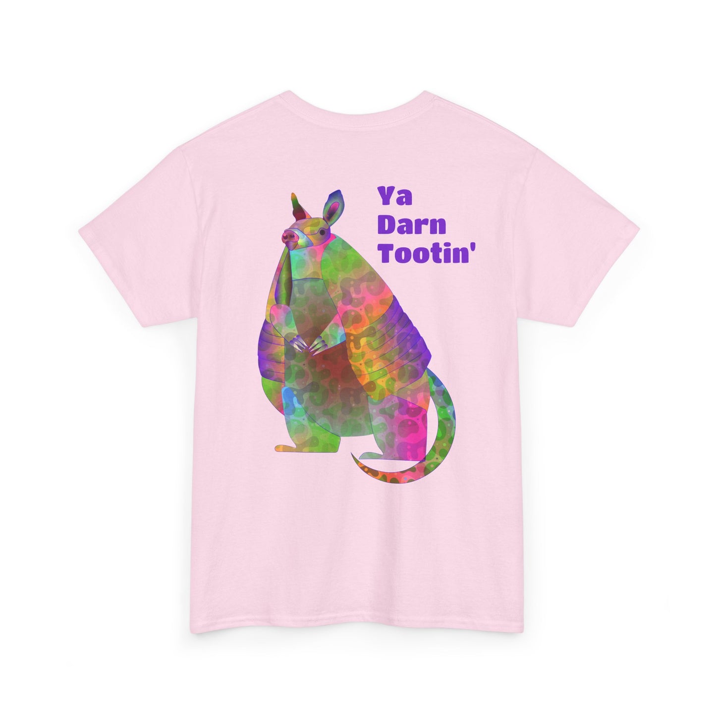 Rainbow Armadillo Unisex Heavy Cotton Tee