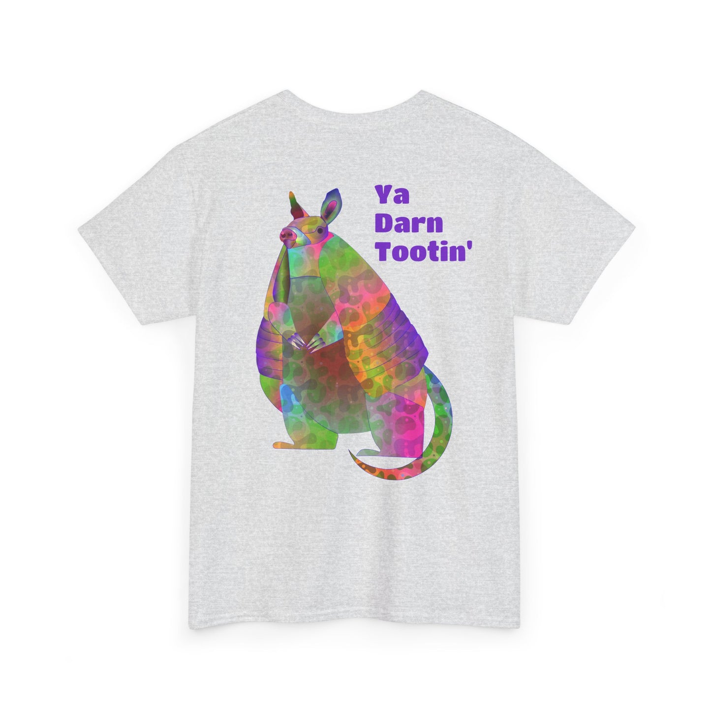 Rainbow Armadillo Unisex Heavy Cotton Tee