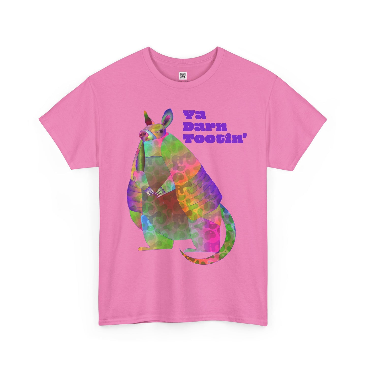 Rainbow Armadillo Unisex Heavy Cotton Tee