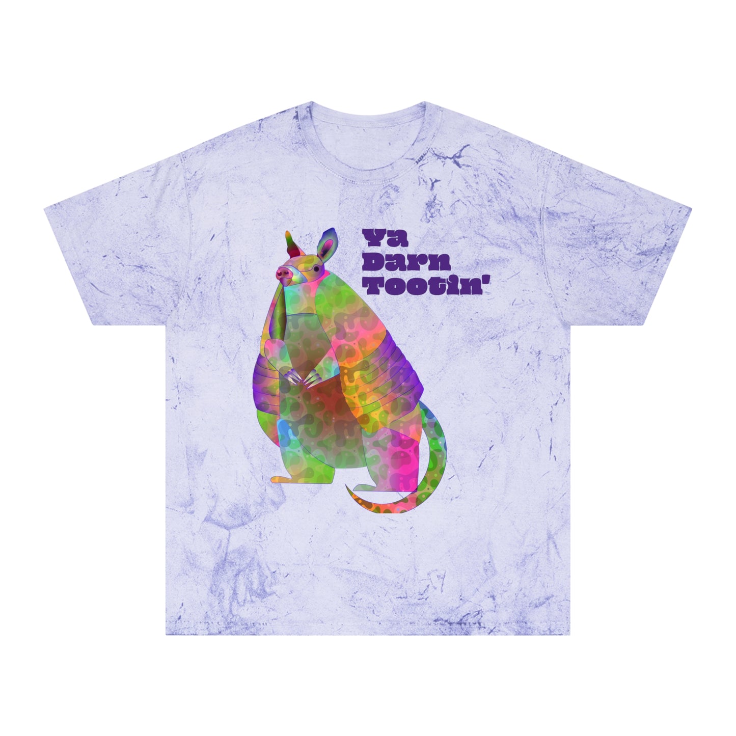 Rainbow Armadillo Unisex Color Blast T-Shirt