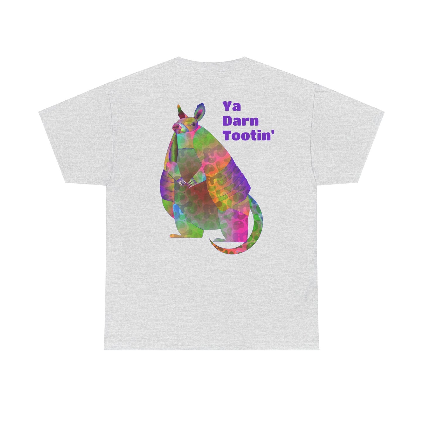 Rainbow Armadillo Unisex Heavy Cotton Tee