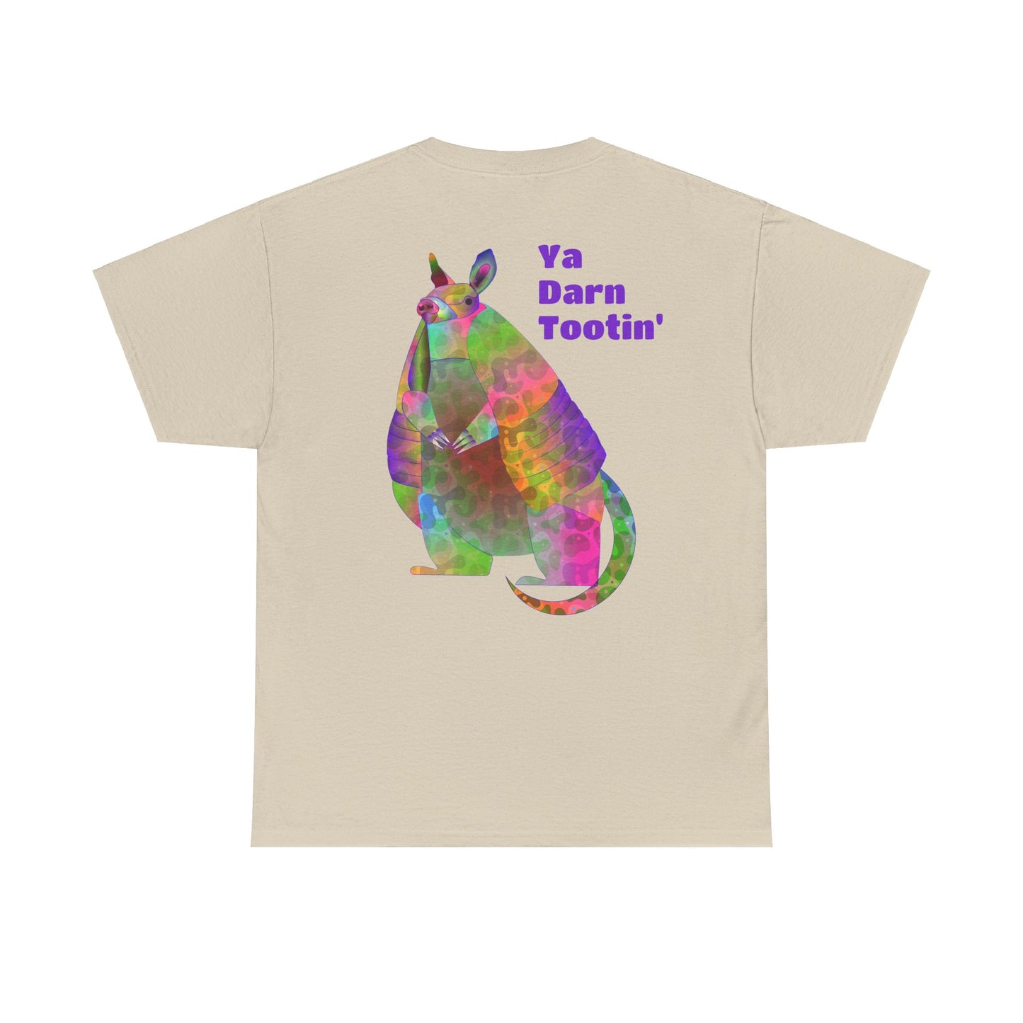 Rainbow Armadillo Unisex Heavy Cotton Tee