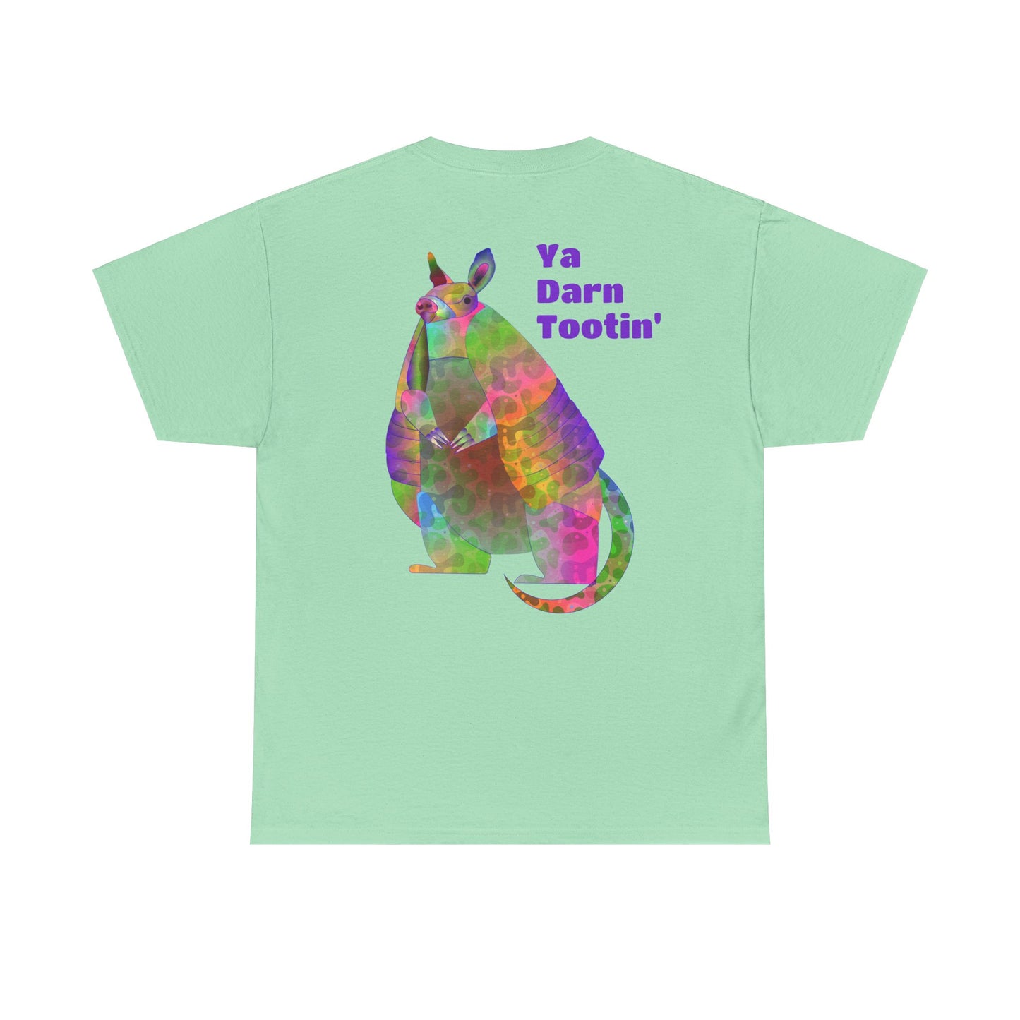 Rainbow Armadillo Unisex Heavy Cotton Tee