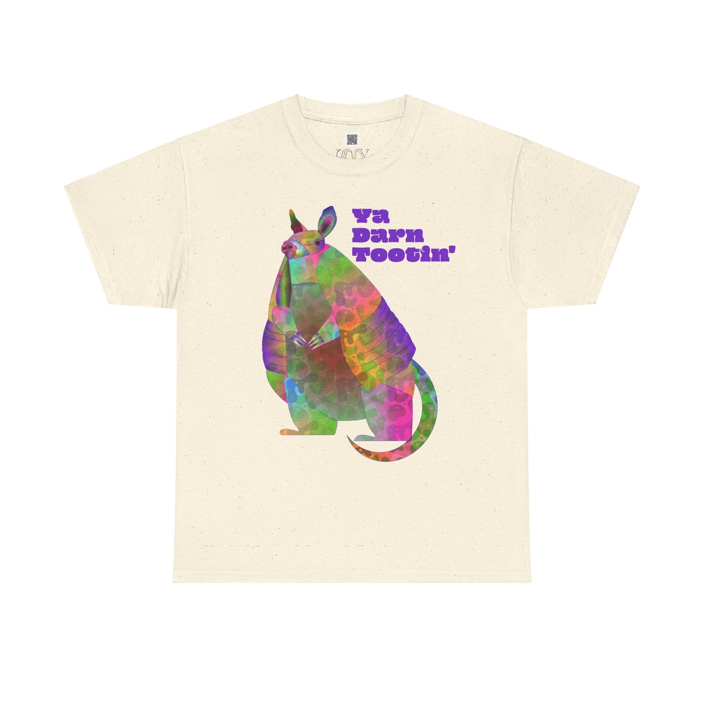 Rainbow Armadillo Unisex Heavy Cotton Tee