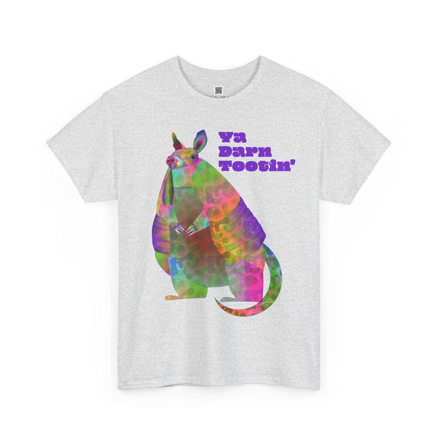 Rainbow Armadillo Unisex Heavy Cotton Tee