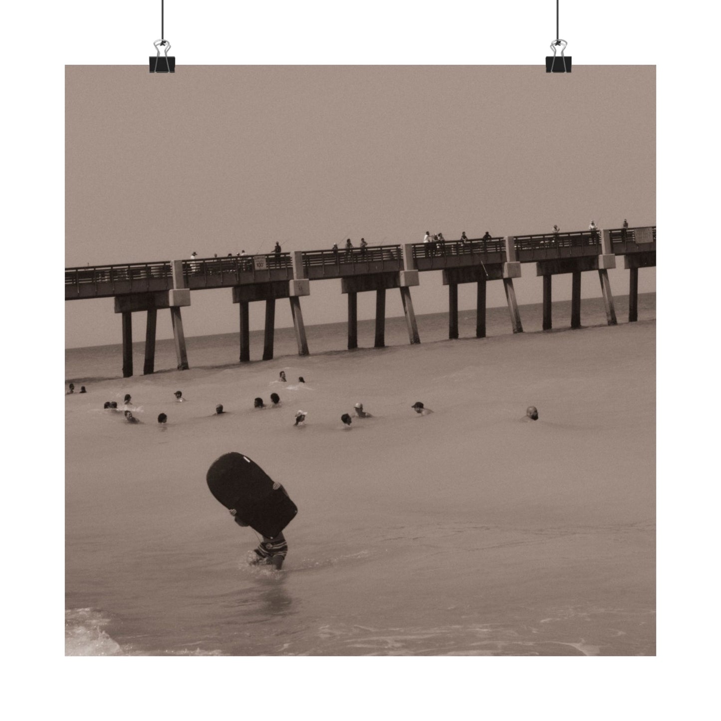 Boogie Boardin' Matte Vertical Posters