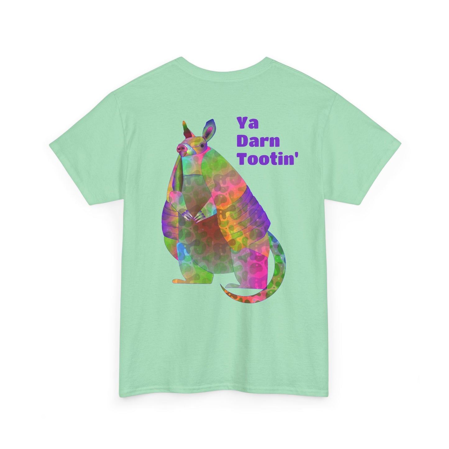 Rainbow Armadillo Unisex Heavy Cotton Tee