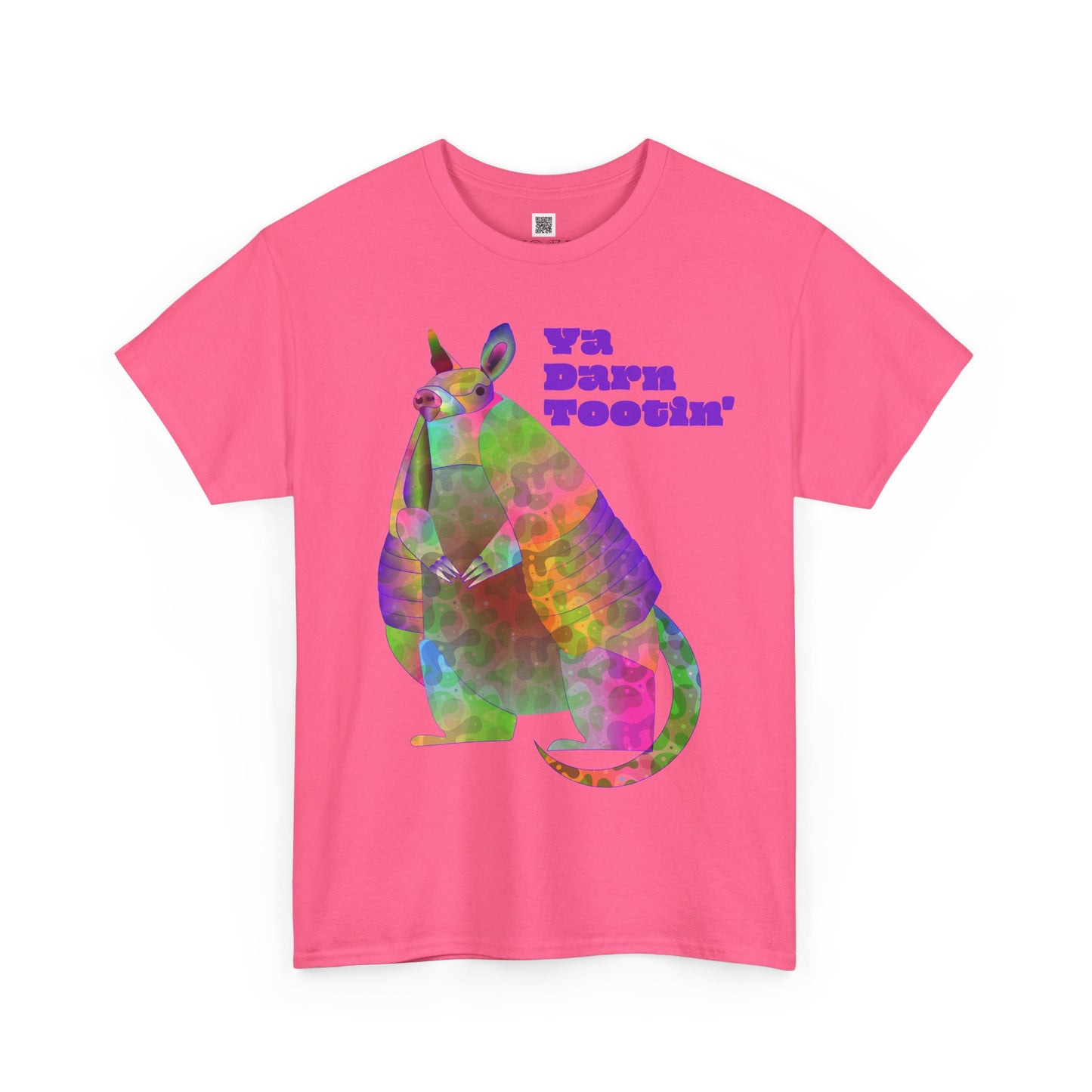 Rainbow Armadillo Unisex Heavy Cotton Tee