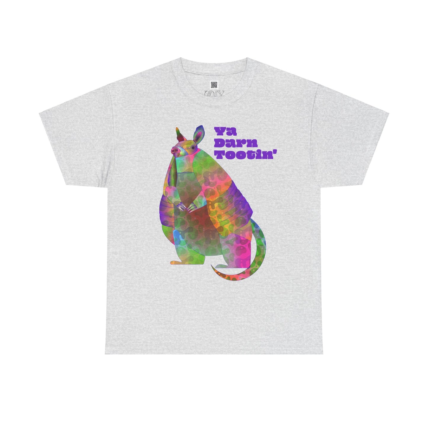 Rainbow Armadillo Unisex Heavy Cotton Tee
