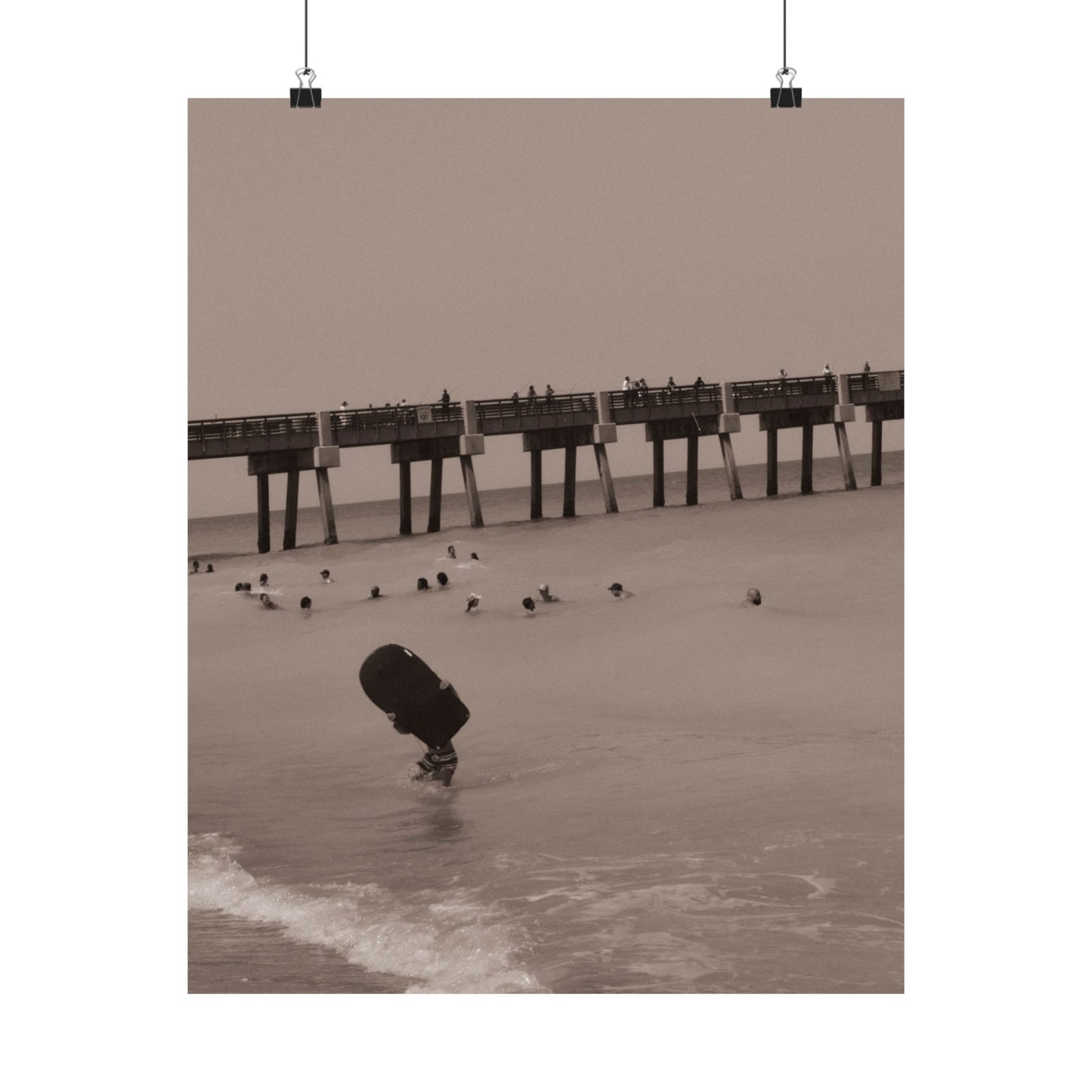 Boogie Boardin' Matte Vertical Posters