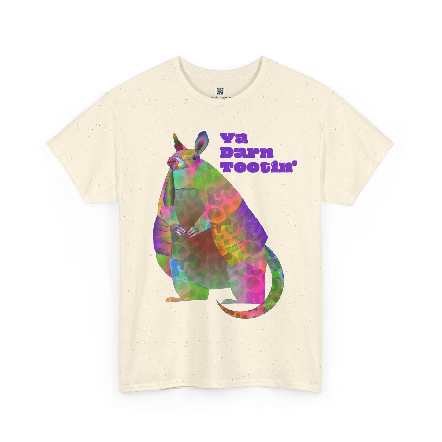 Rainbow Armadillo Unisex Heavy Cotton Tee