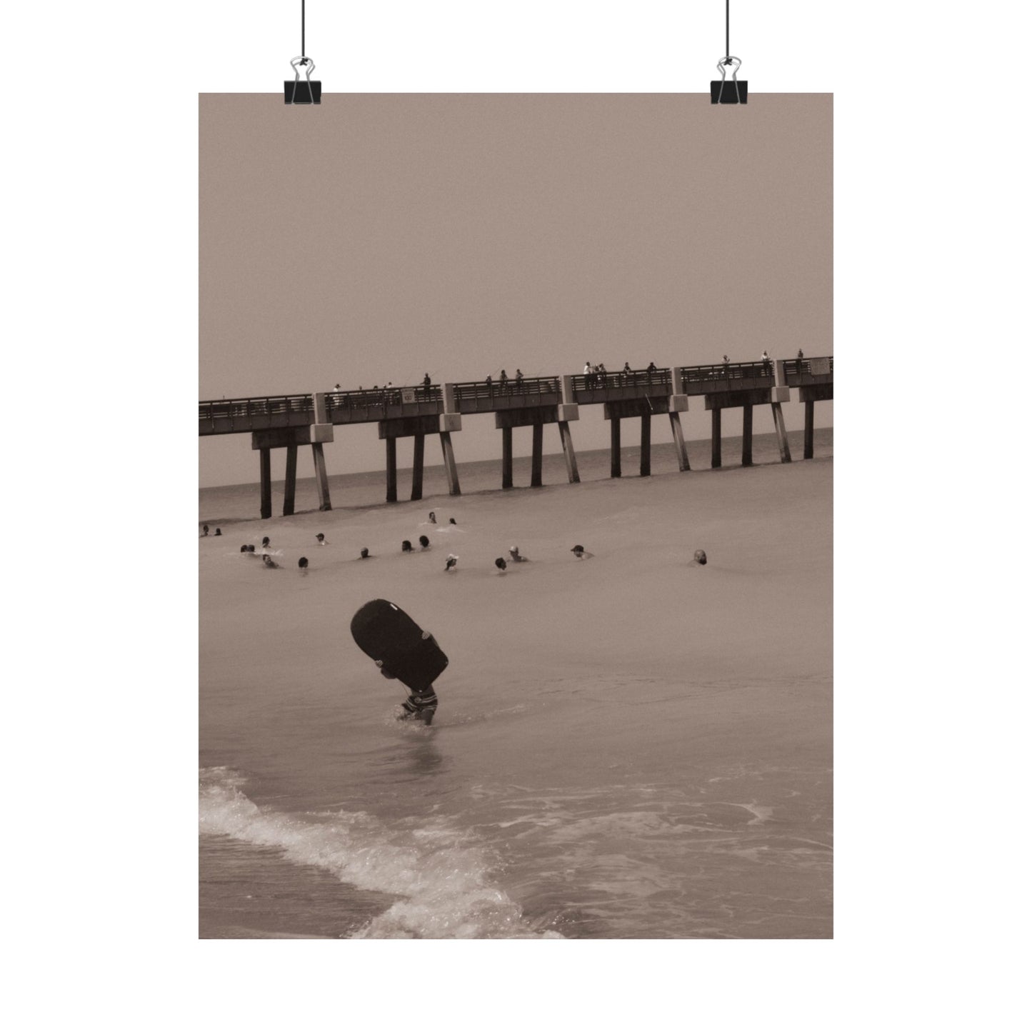 Boogie Boardin' Matte Vertical Posters