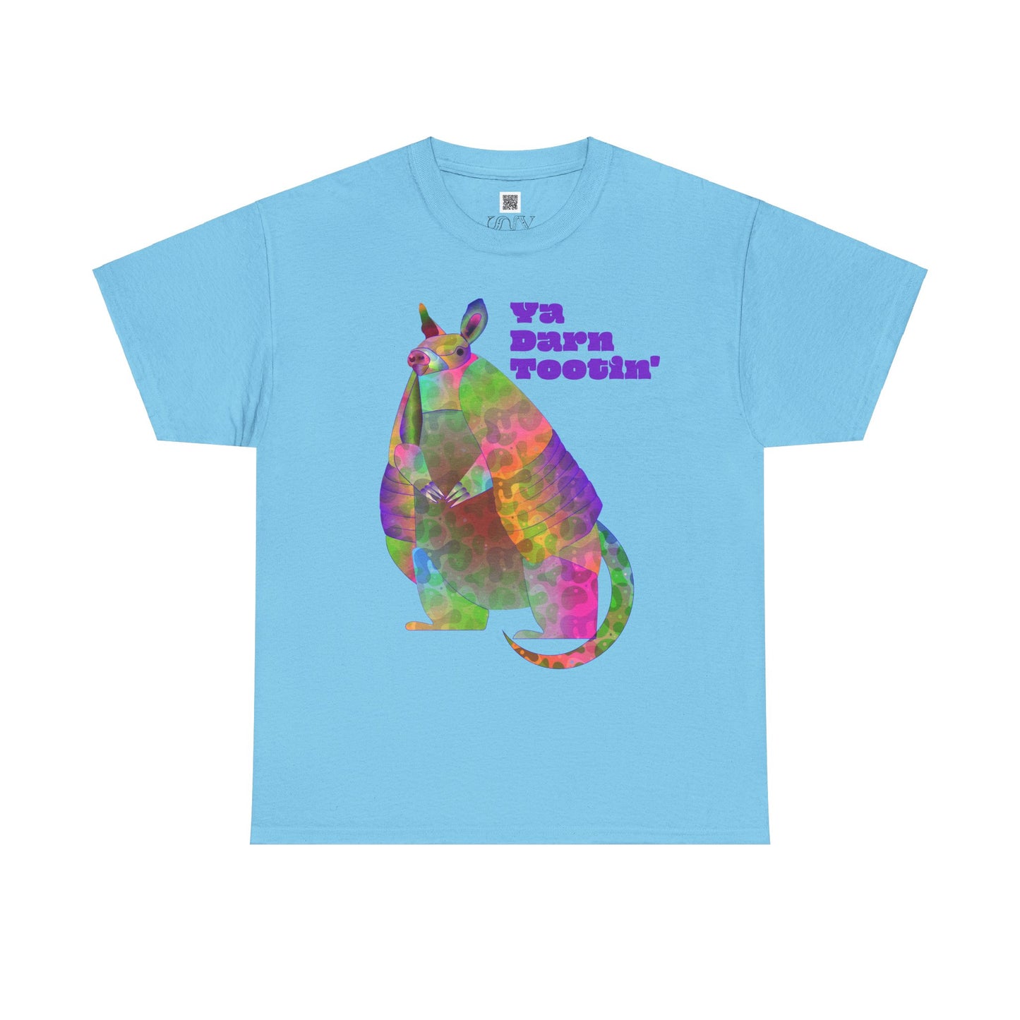 Rainbow Armadillo Unisex Heavy Cotton Tee