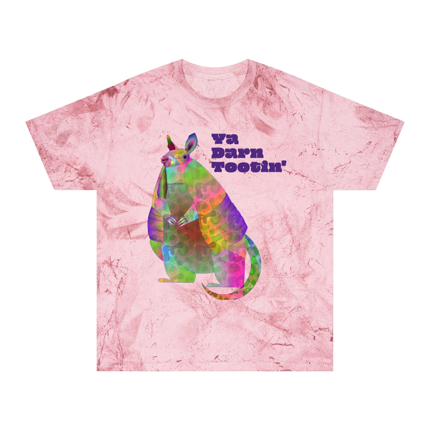 Rainbow Armadillo Unisex Color Blast T-Shirt
