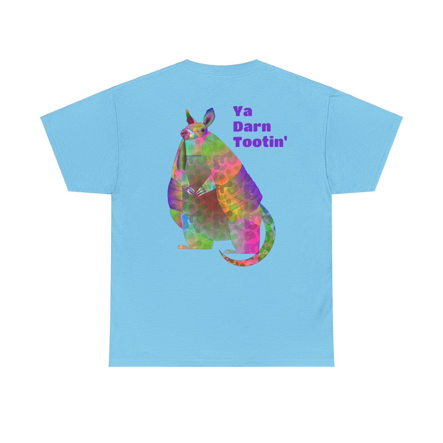 Rainbow Armadillo Unisex Heavy Cotton Tee