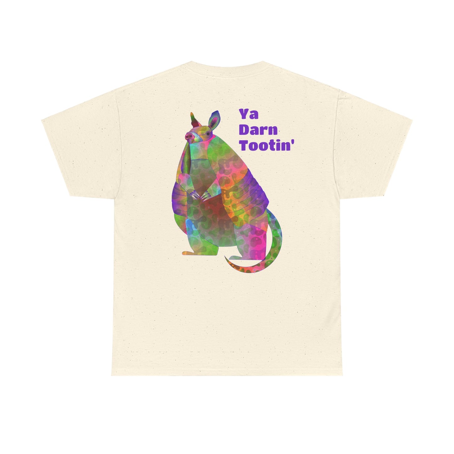 Rainbow Armadillo Unisex Heavy Cotton Tee