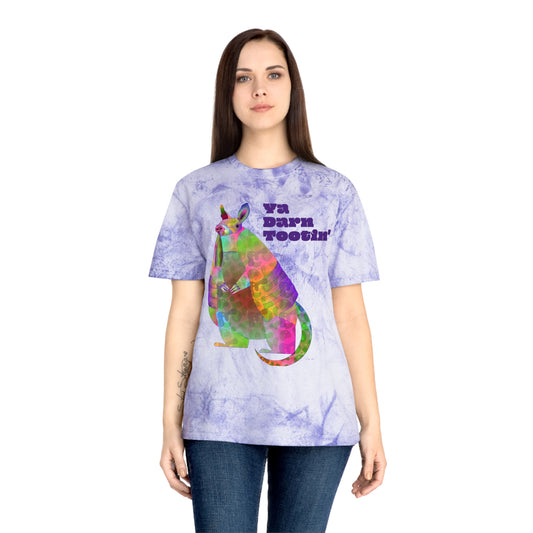 Rainbow Armadillo Unisex Color Blast T-Shirt