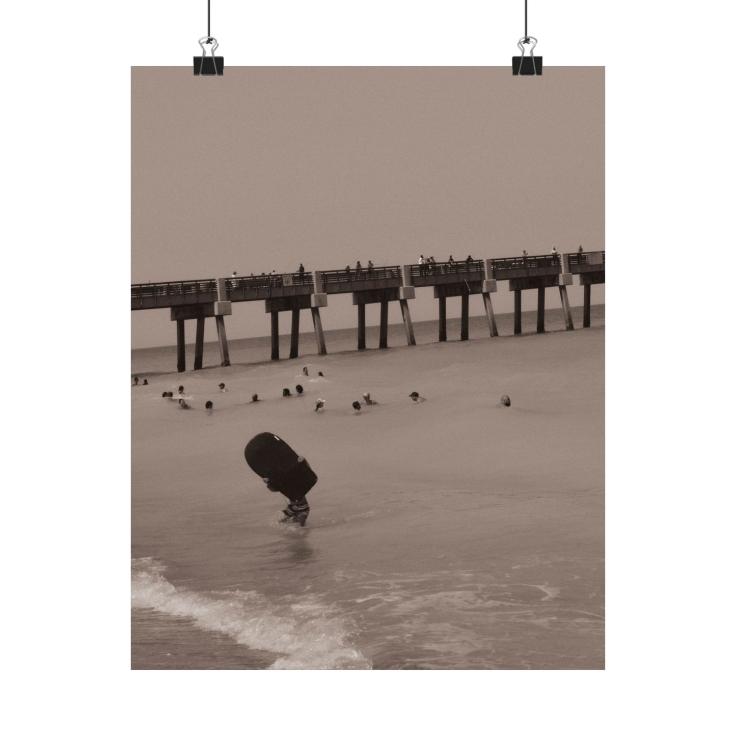 Boogie Boardin' Matte Vertical Posters