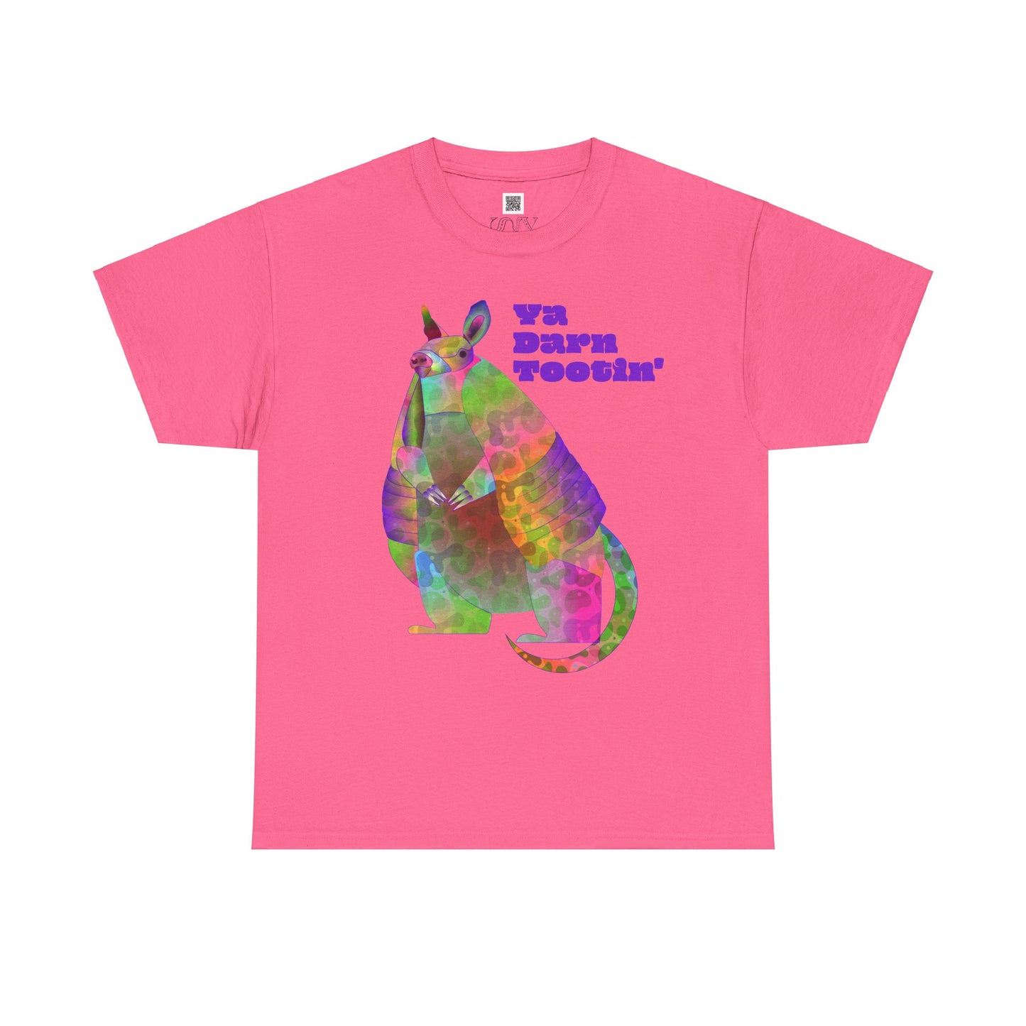 Rainbow Armadillo Unisex Heavy Cotton Tee