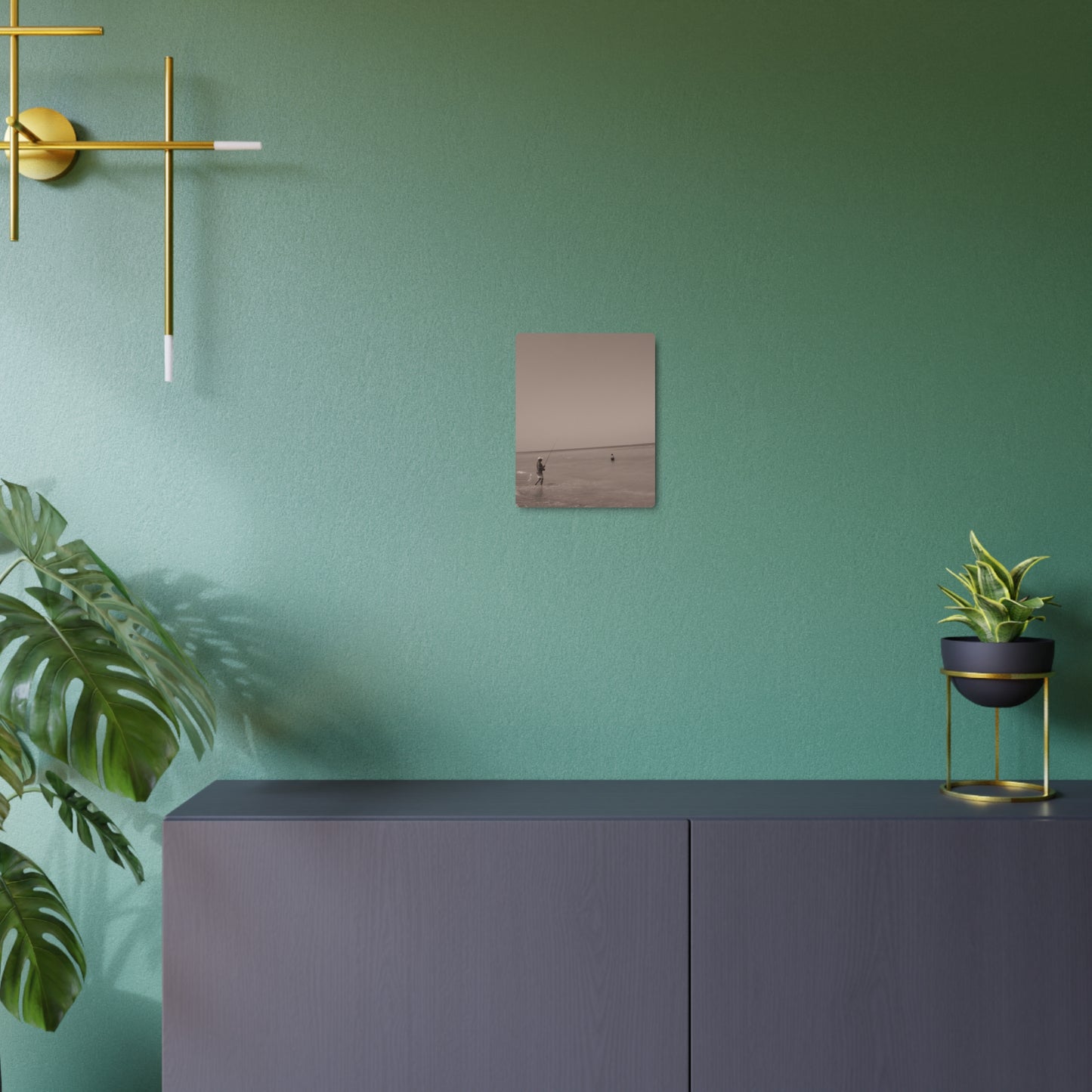 The Fisherman's Wife Metal Art Sign