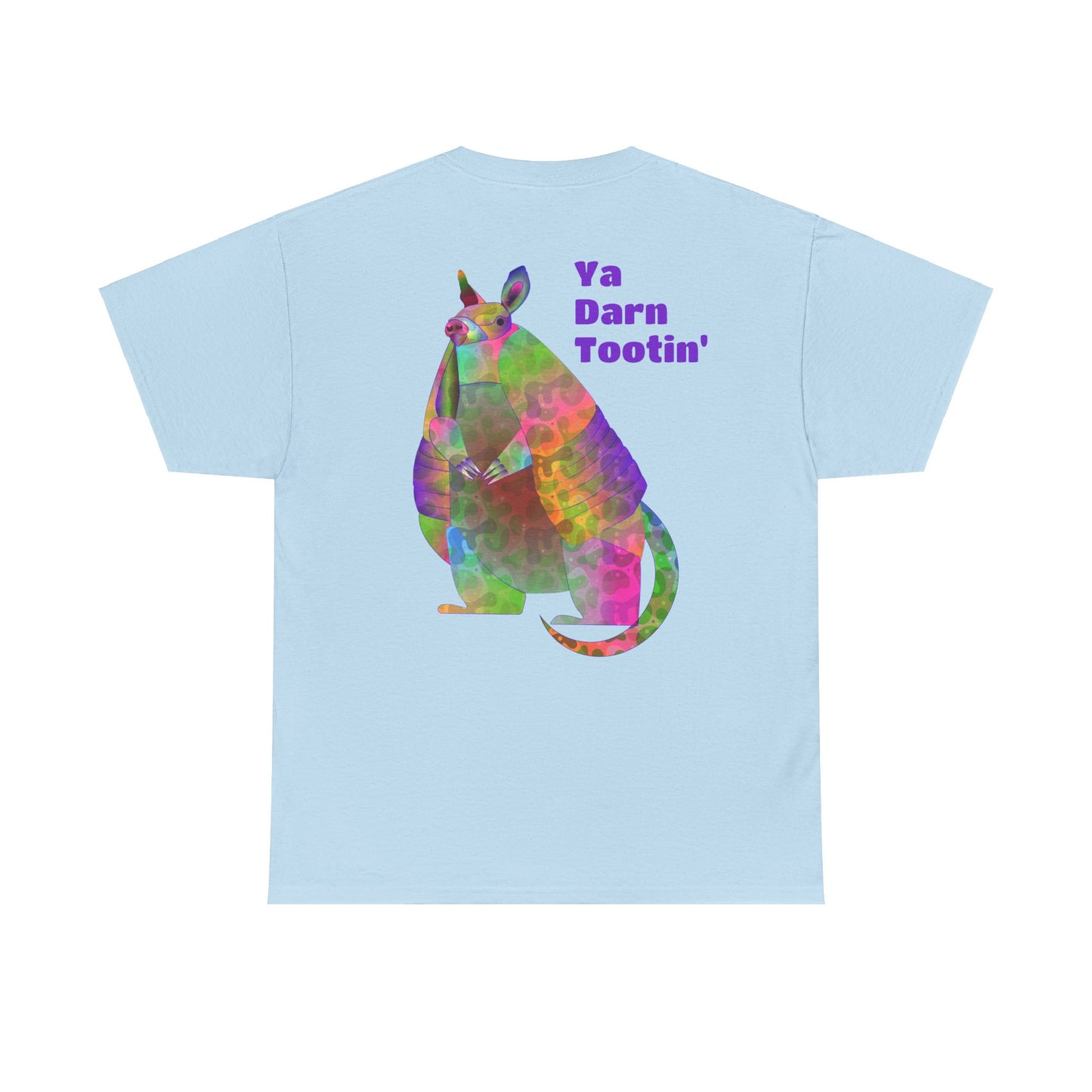 Rainbow Armadillo Unisex Heavy Cotton Tee